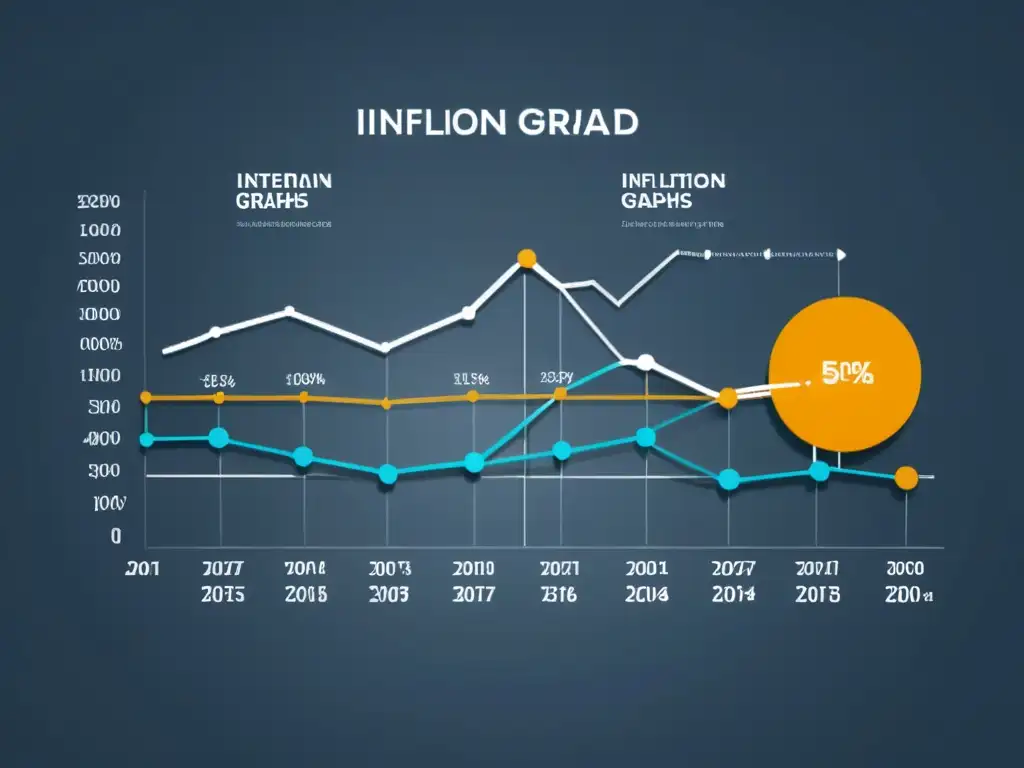 Economía austriaca: Modelo de inflación detallado Complejo modelo económico ilustrando la influencia de la política monetaria en la inflación