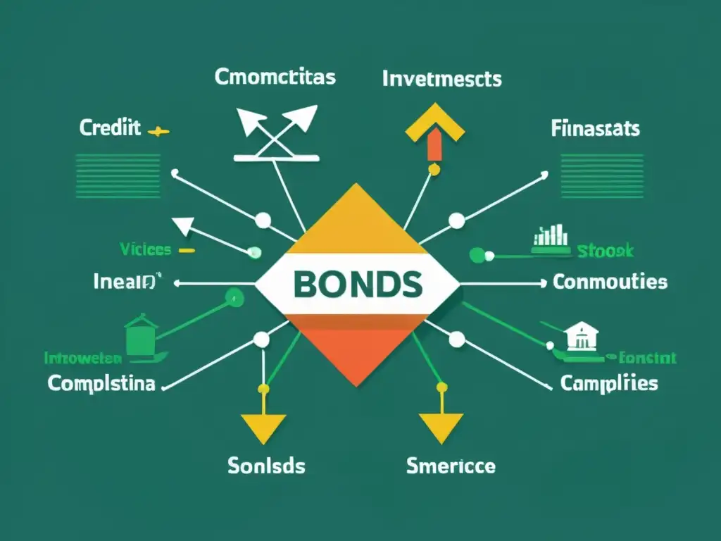 Un diagrama minimalista muestra la compleja red de transacciones financieras, con nodos que representan distintos vehículos de inversión