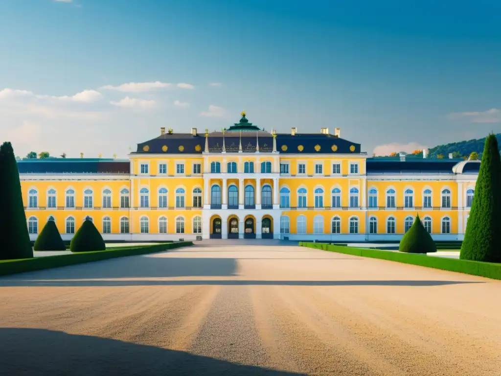 Digitalización del Palacio Schönbrunn con red blockchain, representando las predicciones de la Escuela Austriaca sobre Blockchain