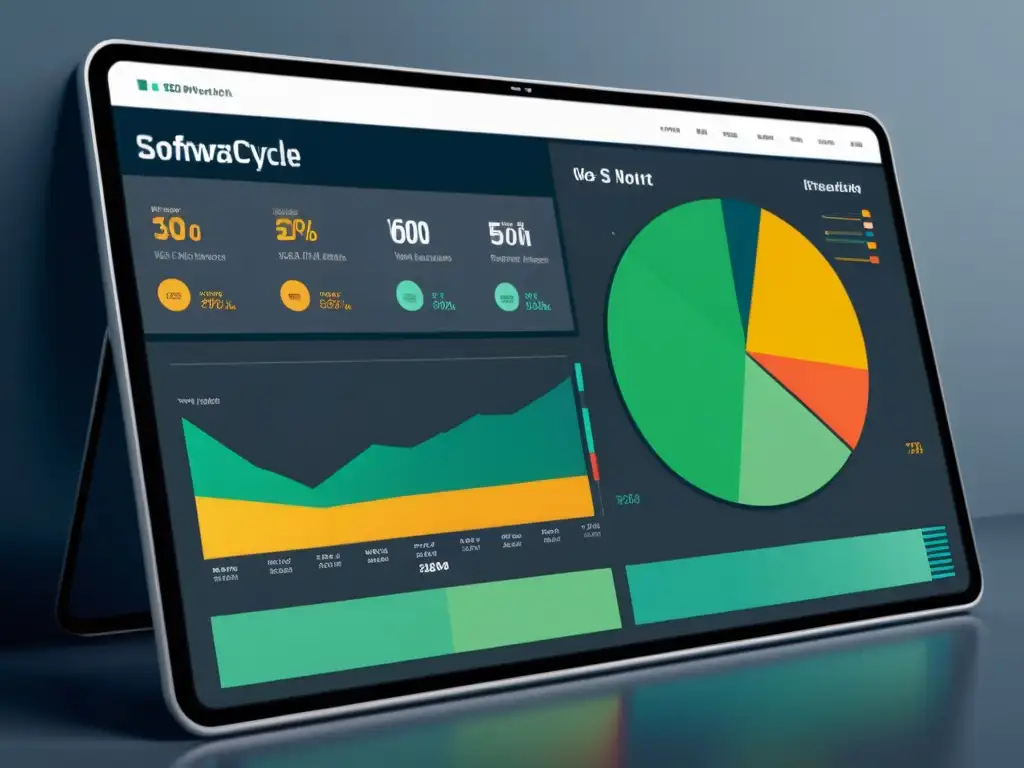 Interfaz moderna para análisis de ciclos económicos con gráficos y herramientas de alta eficiencia