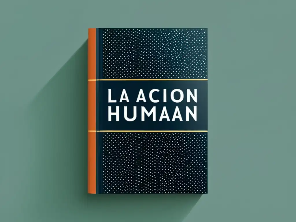 Portada del libro 'La Acción Humana' de Ludwig von Mises, reflejando la elegancia y la esencia de la Sociedad libre